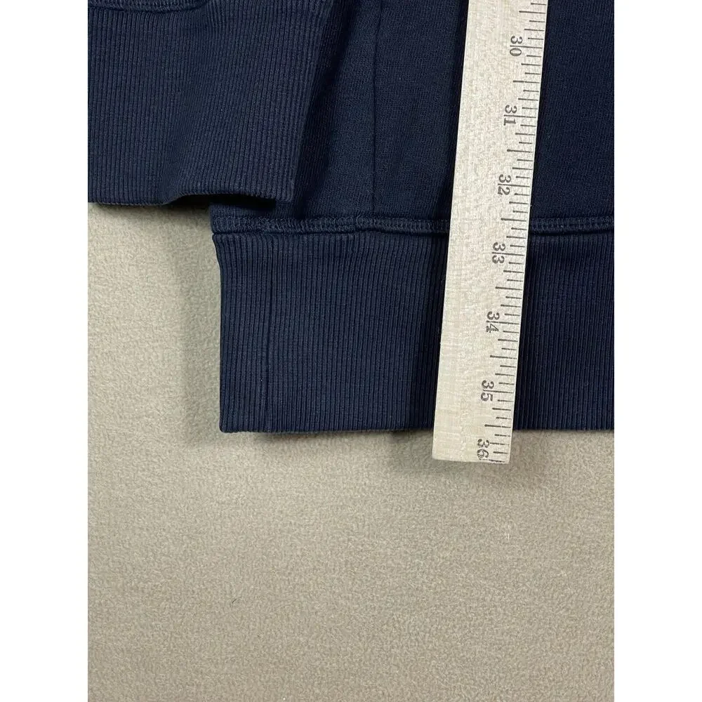 Moncler Hoodie Mens Large Blue JW Anderson‎ Designer Pullover Sweater Adult